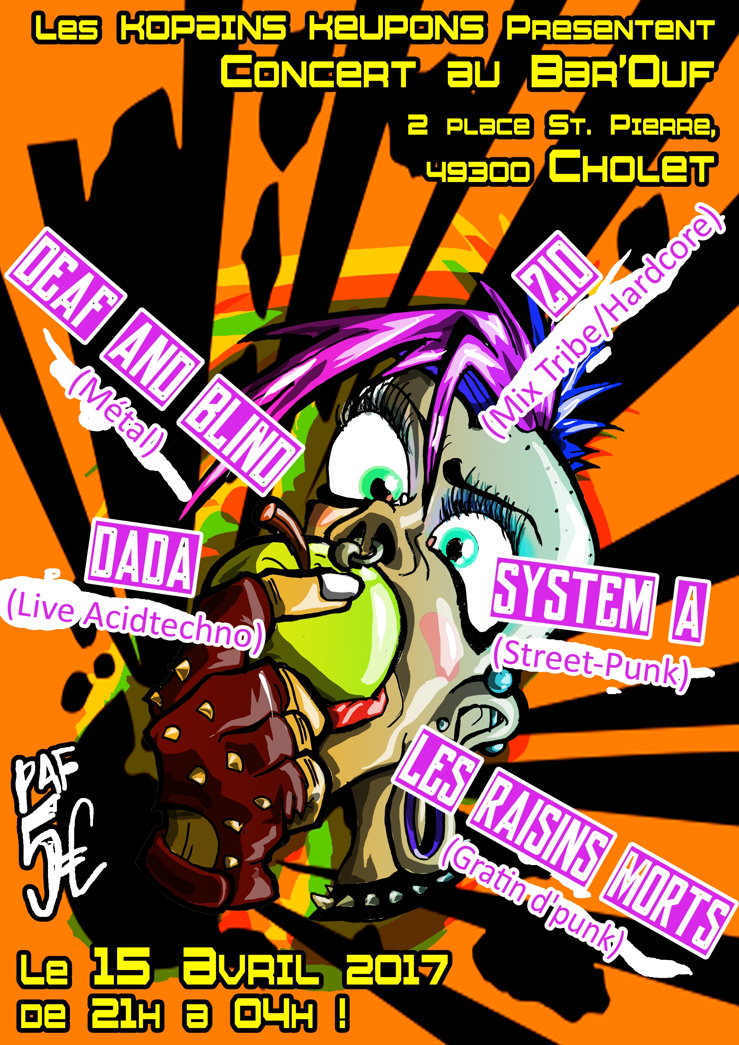 Concert au Bar ouf a Cholet (49) (Acidtechno)